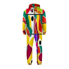 Colorful Windows  Hooded Jumpsuit (kids) by Valentinaart