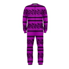 Magenta Barbwire Onepiece Jumpsuit (kids) by Valentinaart