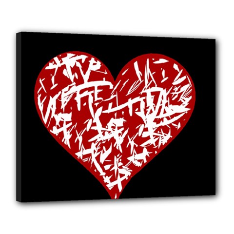 Valentine s Day Design Canvas 20  X 16  by Valentinaart