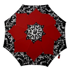 Red Valentine Hook Handle Umbrellas (medium) by Valentinaart