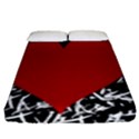 Red Valentine Fitted Sheet (Queen Size) View1