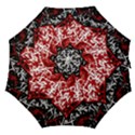 Red graffiti style hart  Straight Umbrellas View1