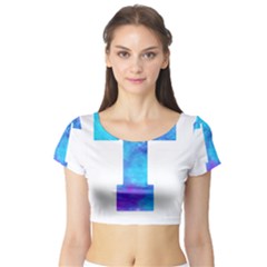 Bts Short Sleeve Crop Top (tight Fit) by itsybitsypeakspider