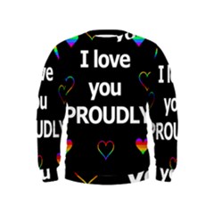 Proudly Love Kids  Sweatshirt by Valentinaart