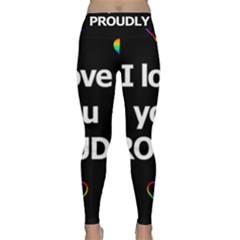 Proudly Love Classic Yoga Leggings by Valentinaart