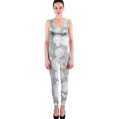 Light Circles, Watercolor Art Painting Onepiece Catsuit