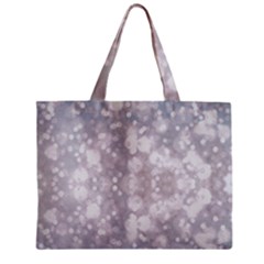 Light Circles, Rouge Aquarel Painting Zipper Mini Tote Bag