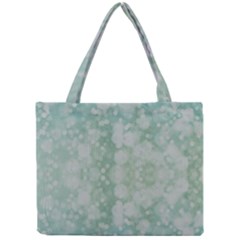 Light Circles, Mint Green Color Mini Tote Bag by picsaspassion