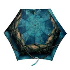 Mysterious Fantasy Nature  Mini Folding Umbrellas by Brittlevirginclothing