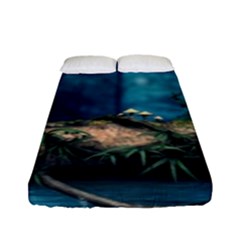 Mysterious Fantasy Nature  Fitted Sheet (full/ Double Size) by Brittlevirginclothing