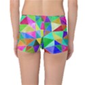Triangles, colorful watercolor art  painting Reversible Bikini Bottoms View4