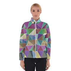 Colorful Triangles, Pencil Drawing Art Winterwear by picsaspassion