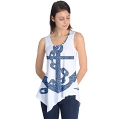 Anchor Pencil Drawing Art Sleeveless Tunic by picsaspassion