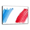 Tricolor banner france Canvas 18  x 12  View1