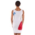 Tricolor banner france Wrap Front Bodycon Dress View2