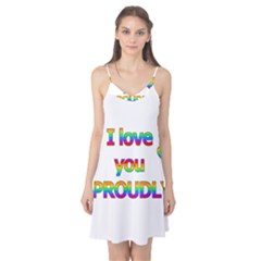I Love You Proudly 2 Camis Nightgown by Valentinaart