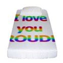 Proudly love Fitted Sheet (Single Size) View1