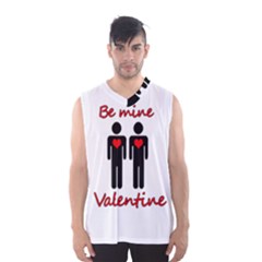Be Mine Valentine Men s Basketball Tank Top by Valentinaart