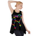 Love is love Side Drop Tank Tunic View1