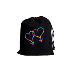 Love Is Love Drawstring Pouches (medium)  by Valentinaart