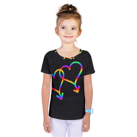 Love Is Love Kids  One Piece Tee by Valentinaart