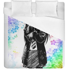 Shy Anime Girl Duvet Cover (king Size) by Brittlevirginclothing