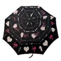 Elegant harts pattern Folding Umbrellas View1