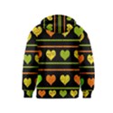 Colorful harts pattern Kids  Pullover Hoodie View2