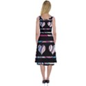 Colorful harts pattern Midi Sleeveless Dress View2