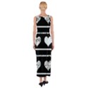 Elegant harts pattern Fitted Maxi Dress View2