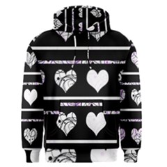 Elegant Harts Pattern Men s Pullover Hoodie by Valentinaart