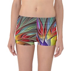 Fractal Bird Of Paradise Boyleg Bikini Bottoms by WolfepawFractals