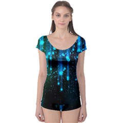 Abstract Stars Falling Wallpapers Hd Boyleg Leotard  by Brittlevirginclothing