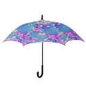 colorful pastel flowers Hook Handle Umbrellas (Small) View3
