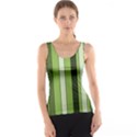 Greenery Stripes Pattern 8000 Vertical Stripe Shades Of Spring Green Color Tank Top View1