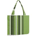 Greenery Stripes Pattern 8000 Vertical Stripe Shades Of Spring Green Color Mini Tote Bag View2