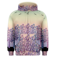 Magical Hill Men s Zipper Hoodie by Valentinaart