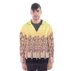 Magical Sunset Hooded Wind Breaker (men) by Valentinaart