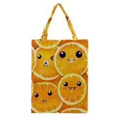 Cute Orange  Classic Tote Bag by Brittlevirginclothing