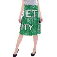 Detroit City Limits Midi Beach Skirt by DetroitCityLimits