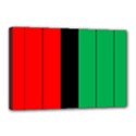 Kwanzaa Colors African American Red Black Green  Canvas 18  x 12  View1