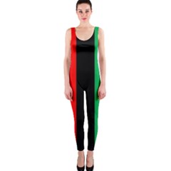 Kwanzaa Colors African American Red Black Green  Onepiece Catsuit by yoursparklingshop