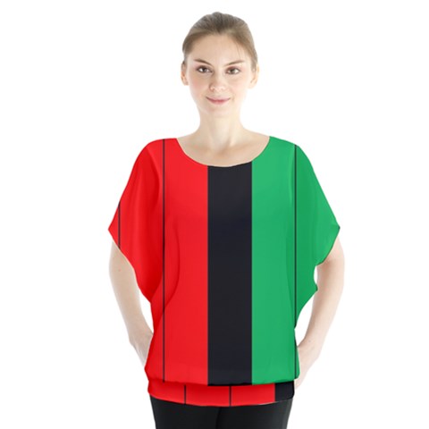 Kwanzaa Colors African American Red Black Green  Blouse by yoursparklingshop