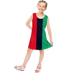 Kwanzaa Colors African American Red Black Green  Kids  Tunic Dress by yoursparklingshop
