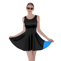 Blue and black Skater Dress