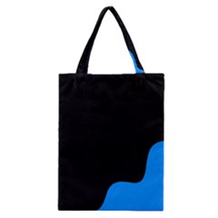 Blue and black Classic Tote Bag