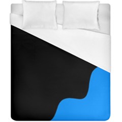 Blue and black Duvet Cover (California King Size)