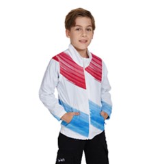 Tricolor Banner Flag, Red White Blue Wind Breaker (kids) by picsaspassion