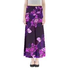 Purple Bubbles Maxi Skirts by Valentinaart