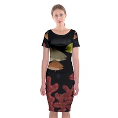 Corals Classic Short Sleeve Midi Dress by Valentinaart